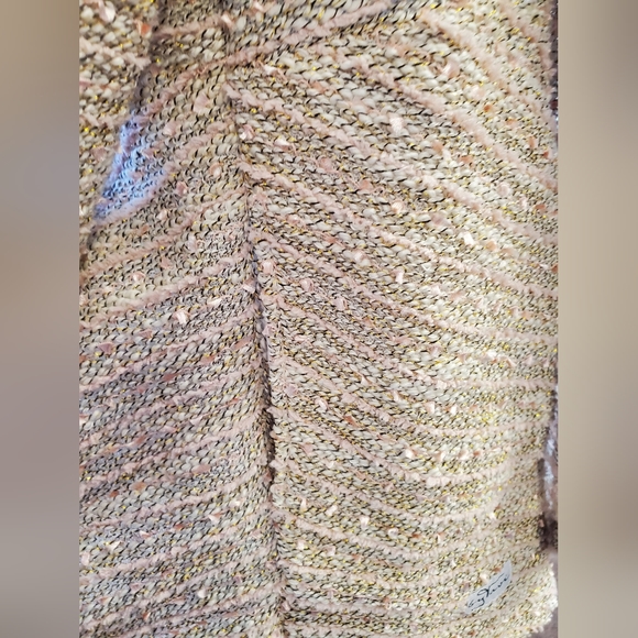 NWT ByTavi Women's Champagne Blush Asymmetrical Cardigan Sweater Sz Med - Picture 13 of 14